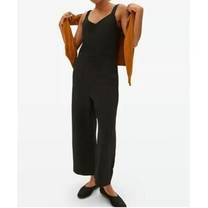 Black Wide-Leg Women's Jumpsuit